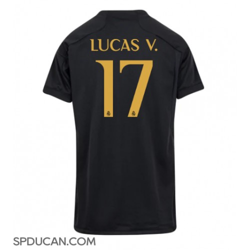 Zenski Nogometni Dres Real Madrid Lucas Vazquez #17 Rezervni 2023-24 Kratak Rukav